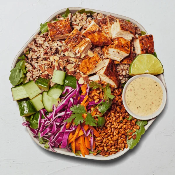 Sweetgreen Crispy Rice Bowl pictured in the dated menu evidence