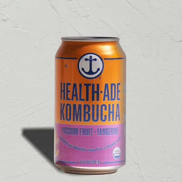 Health-ade kombucha passionfruit tangerine menu item