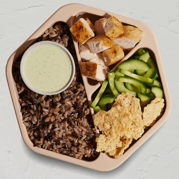 RANCHY CHICKEN + RICE menu item