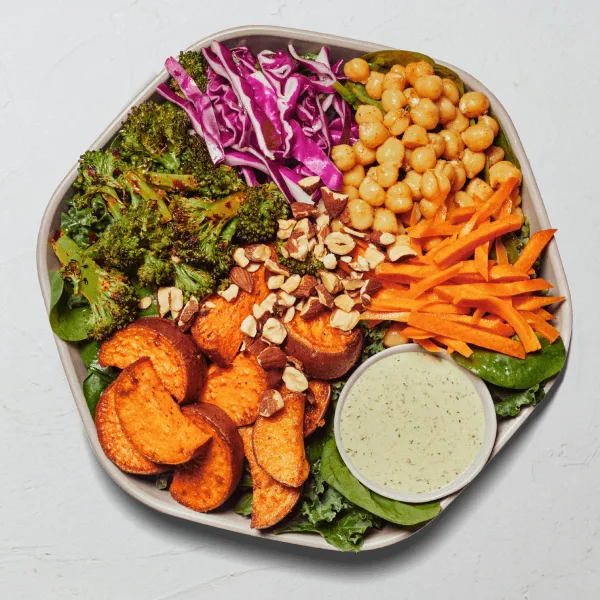 Sweetgreen Super Green Goddess salad pictured in the dated menu evidence